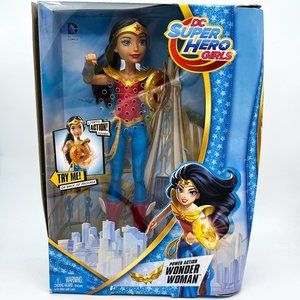 DC Super Hero Girls Power Action Wonder Woman 12" Action Doll NEW NIB